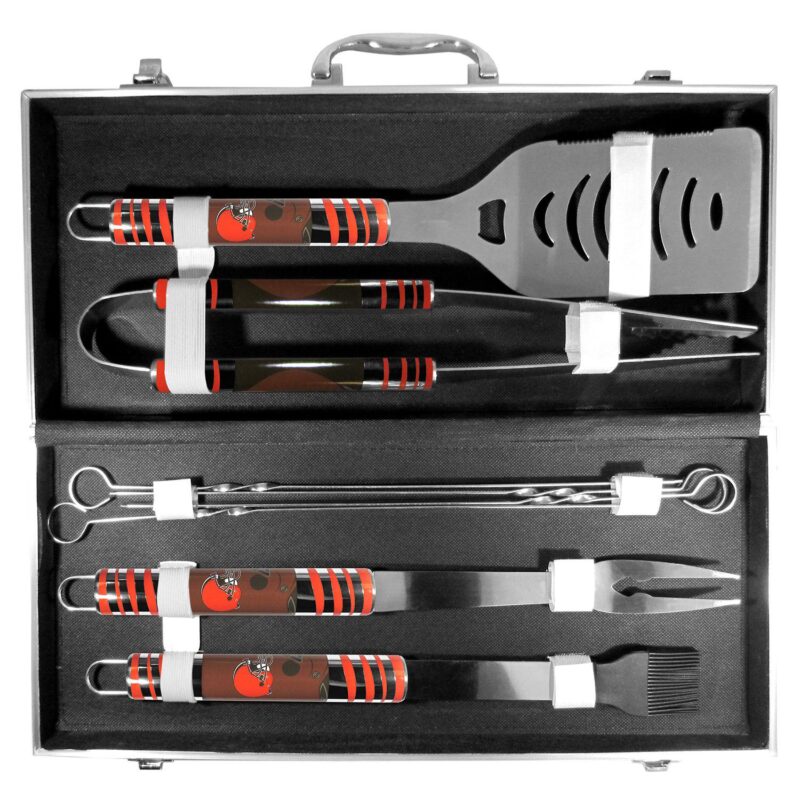 Cleveland Browns Tailgater 8-Piece BBQ Grill Set - Image 3