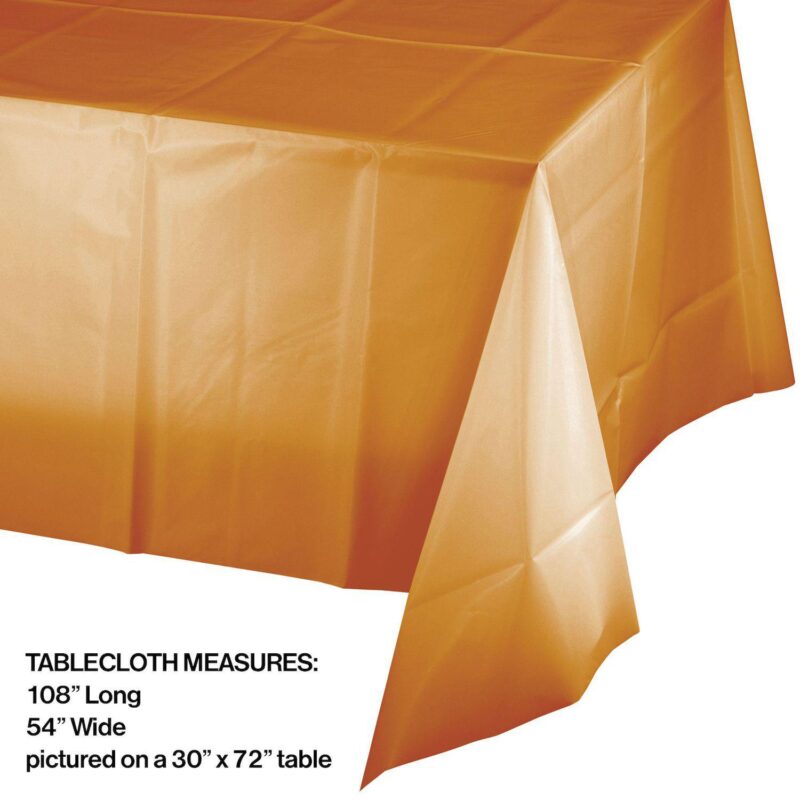 Club Pack Of 12 Glittering Gold Decorative Banquet Premium Party Table Covers 108 - Image 2