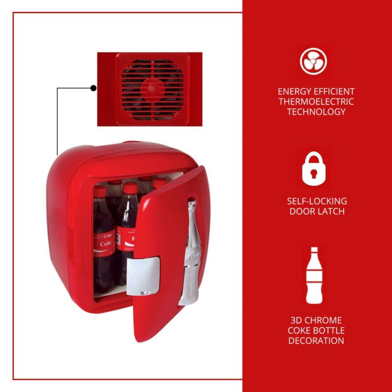 Coca-Cola 12 Can Cube Electric Cooler - Image 6