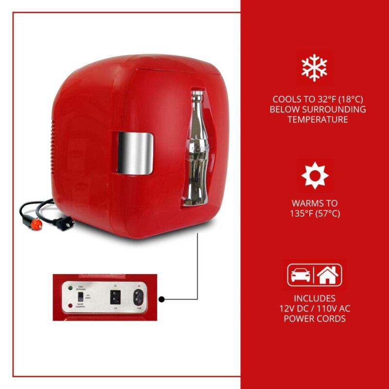 Coca-Cola 12 Can Cube Electric Cooler - Image 7