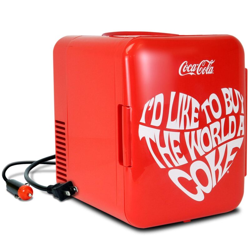 Coca-Cola 6-Can Mini Fridge Cooler/Warmer - Image 5
