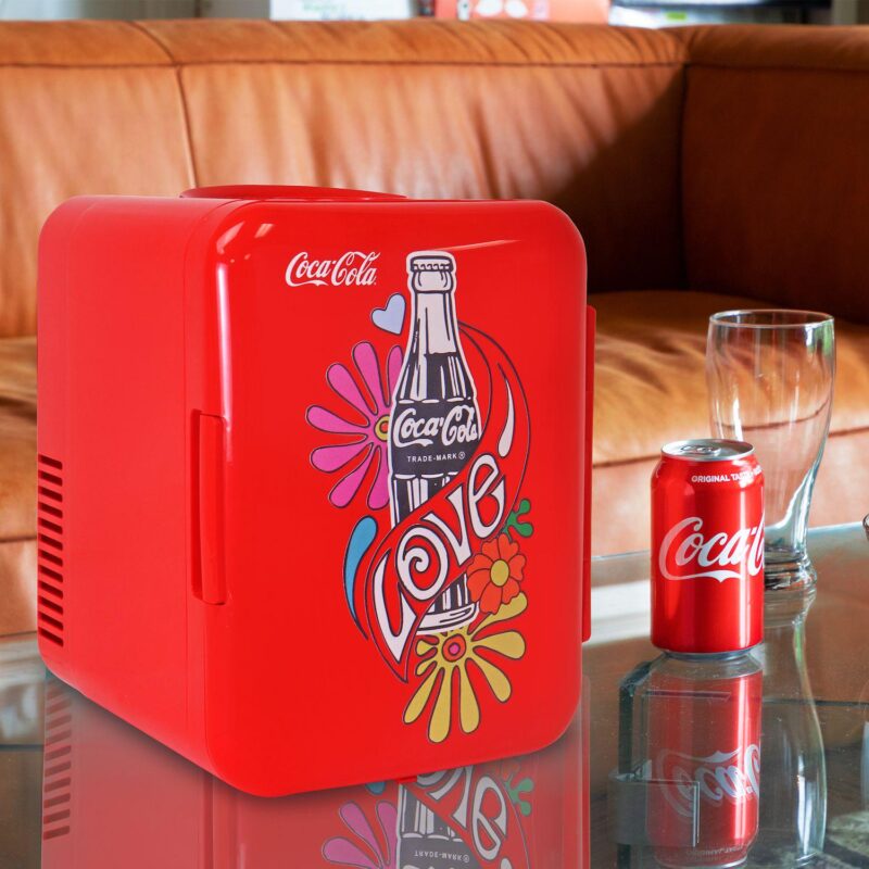 Coca-Cola 6-Can Mini Fridge Cooler/Warmer - Image 2