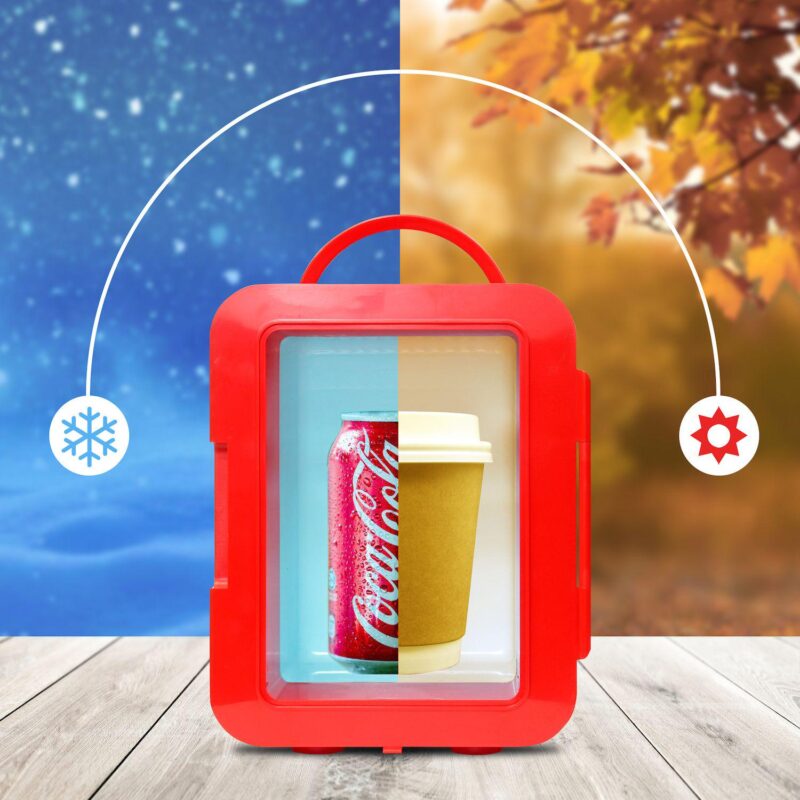 Coca-Cola 6-Can Mini Fridge Cooler/Warmer - Image 6
