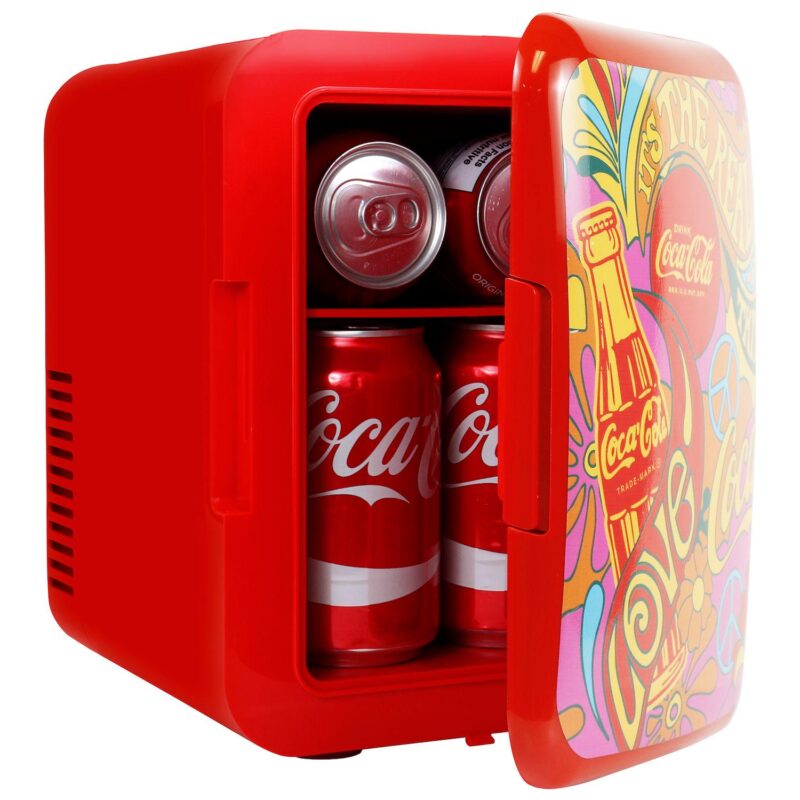 Coca-Cola 6-Can Mini Fridge Cooler/Warmer - Image 12