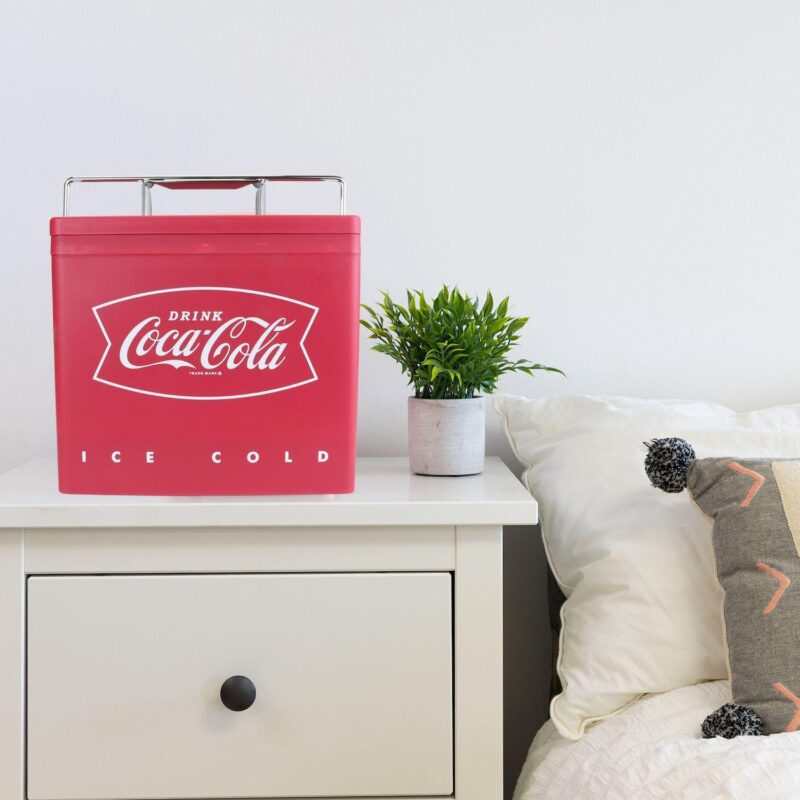 Coca-Cola 6-Can Retro Ice Chest Electric Cooler - Image 2