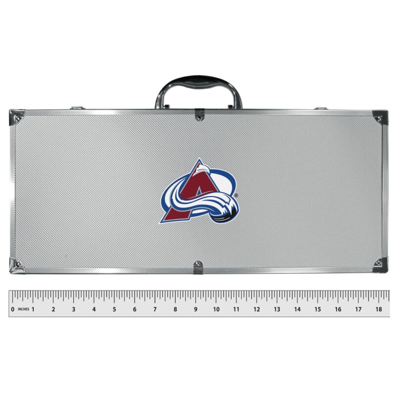 Colorado Avalanche Tailgater 8-Piece BBQ Grill Set - Image 3