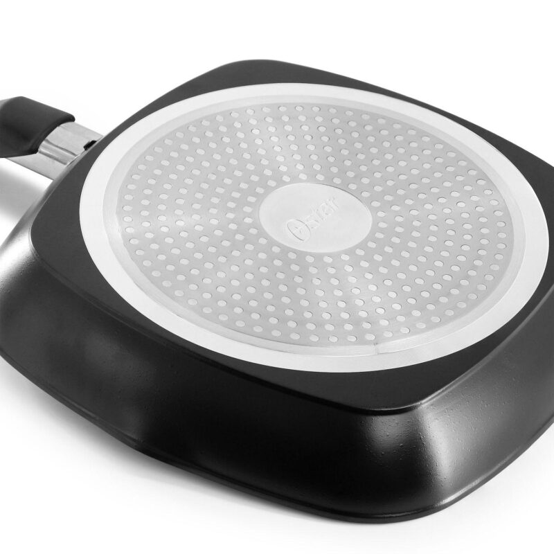 Connelly 10 Inch Nonstick Aluminum Grill Pan in Black - Image 4