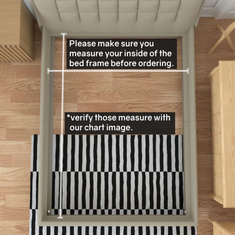 Continental Sleep, 0.75  Heavy Duty Vertical Wooden Bunkie Board/bed Slats With Cover - Image 2