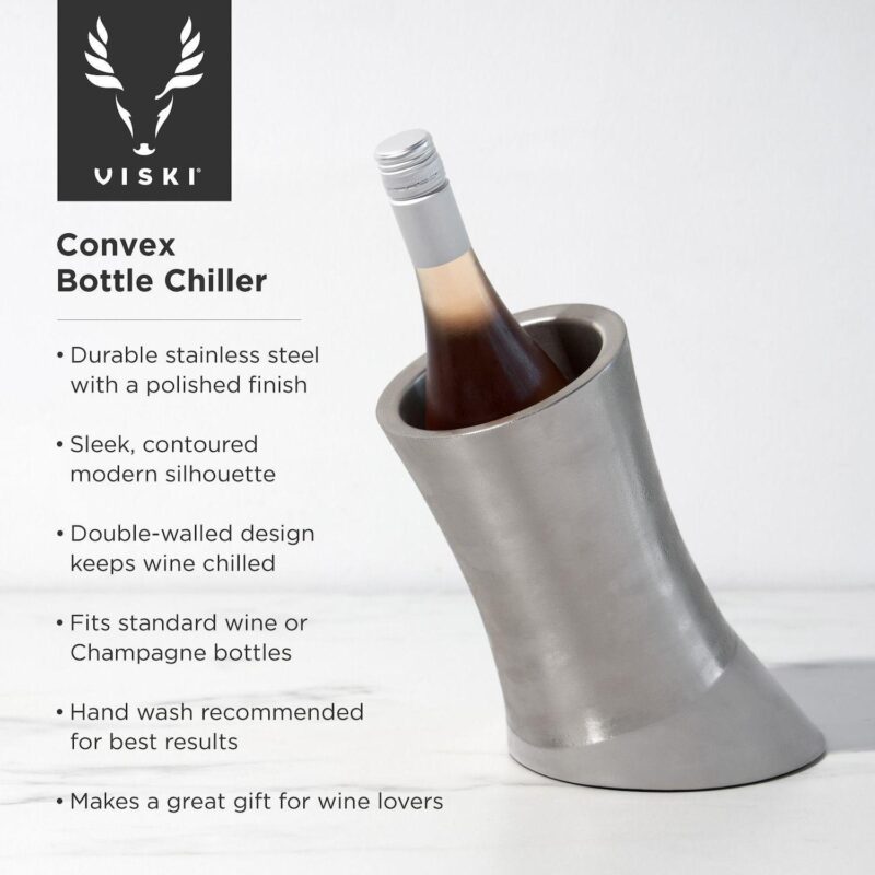 Convex Bottle Chiller by Viski - Image 3