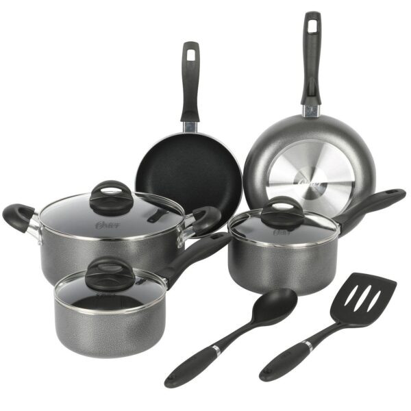 Cookware Set 10 Piece Non Stick Aluminum Cookware Set