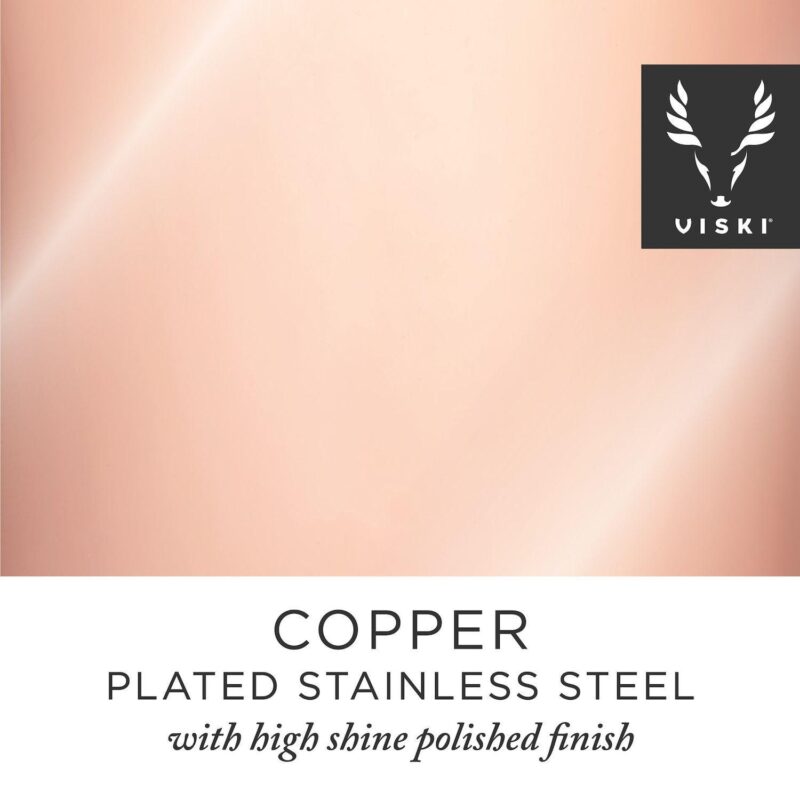 Copper Heavyweight Cocktail Shaker by Viski - Image 5