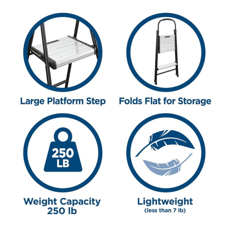 Cosco 2-Step Folding Step Stool - Image 3