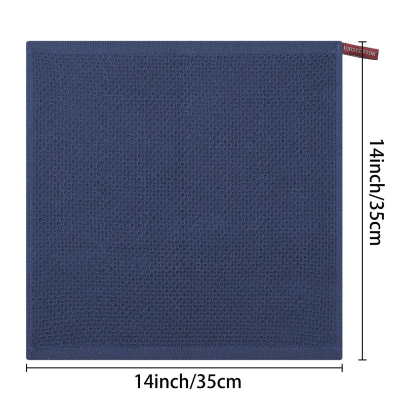 Cotton Dish Cloths Waffle Weave Kitchen Towels - Image 3