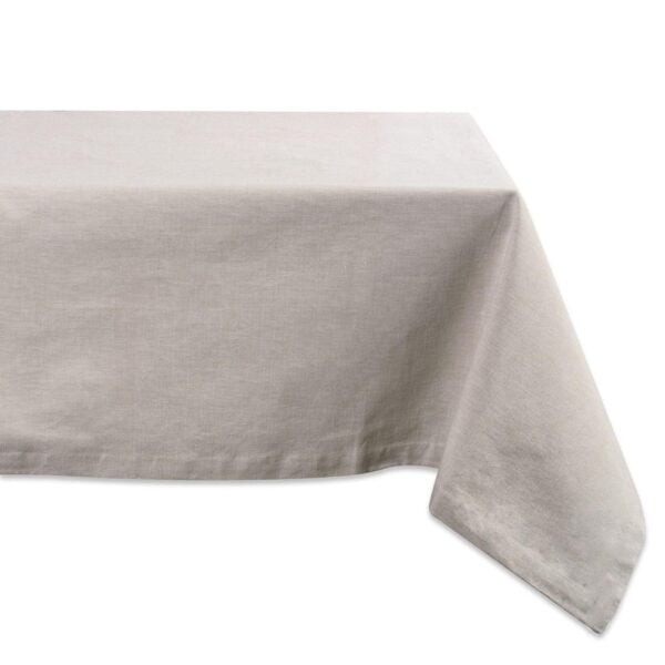 Cream White Rectangular Tablecloth 60  x 84