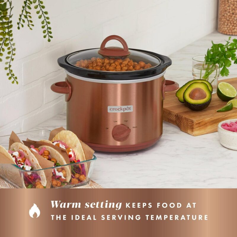 Crock-PotA Manual Design Series 3-Quart Slow Cooker, Woodgrain - Image 4
