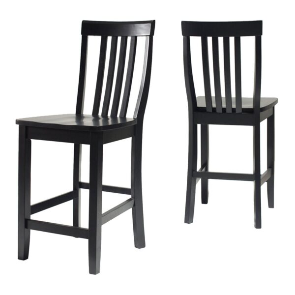 Crosley Furniture 2-piece School House Counter Stool Set