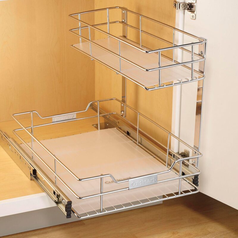 Cuisinart 2-Tier Sliding Under-Cabinet Organizer - Image 4