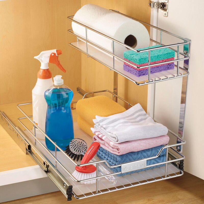 Cuisinart 2-Tier Sliding Under-Cabinet Organizer - Image 2