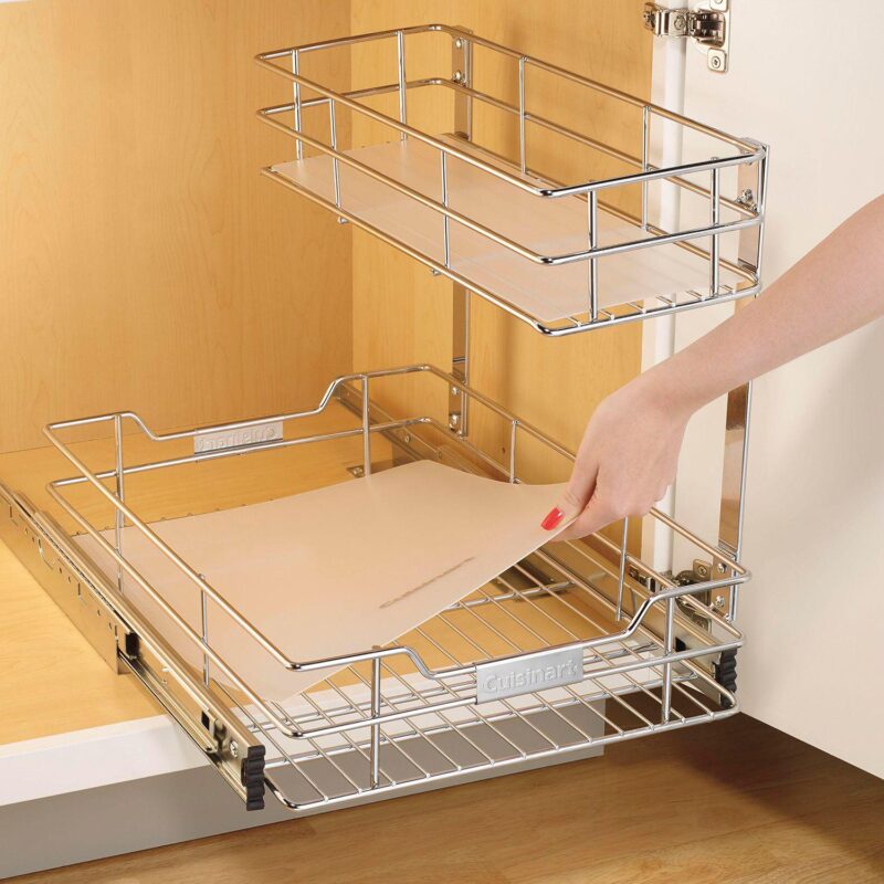Cuisinart 2-Tier Sliding Under-Cabinet Organizer - Image 3