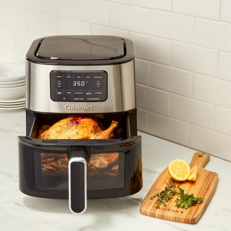Cuisinart 6 qt Air Fryer, Black - Digital Display - Image 4
