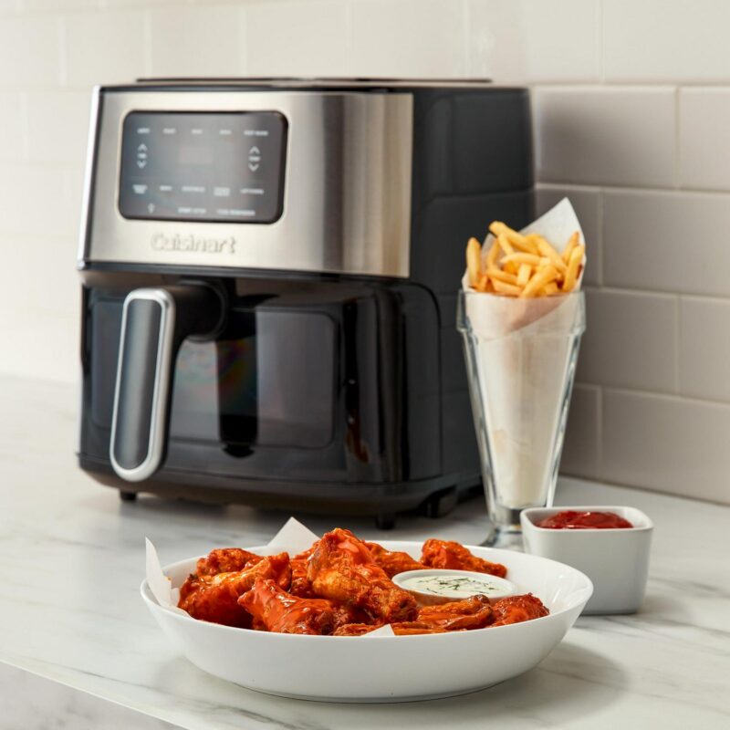 Cuisinart 6 qt Air Fryer, Black - Digital Display - Image 3