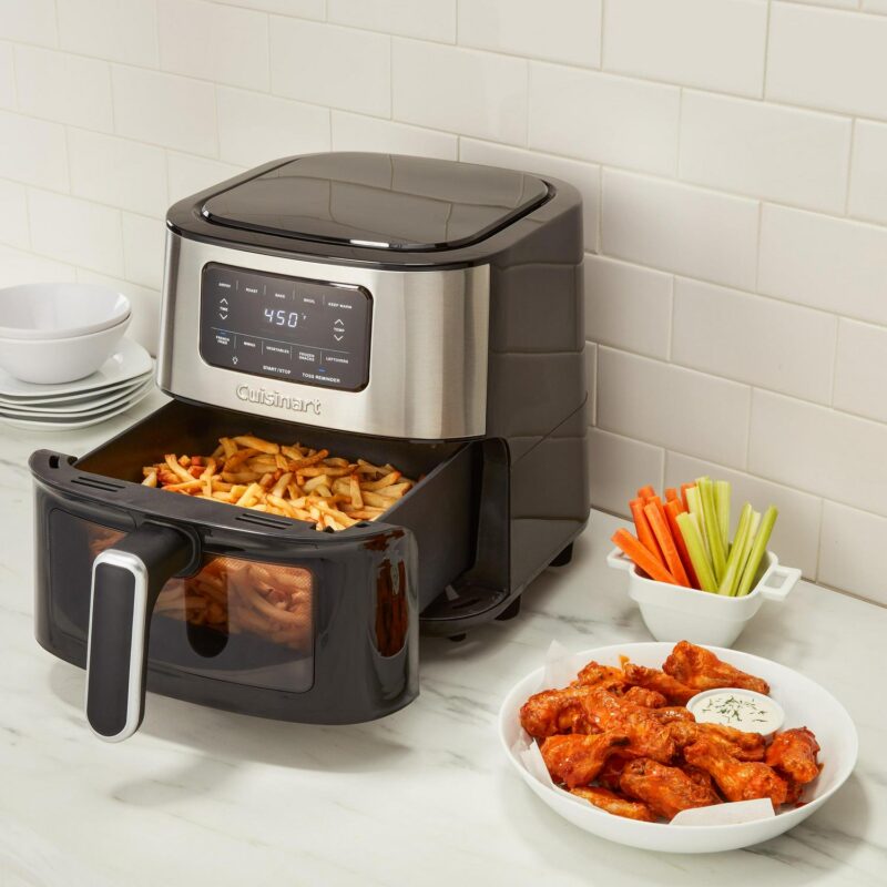 Cuisinart 6 qt Air Fryer, Black - Digital Display - Image 7