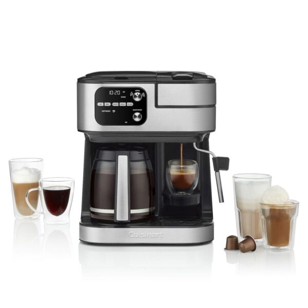 Cuisinart Coffee Center Barista Bar 4-in-1 Coffee and Espresso Maker (Compatible with Nespresso Original Line)