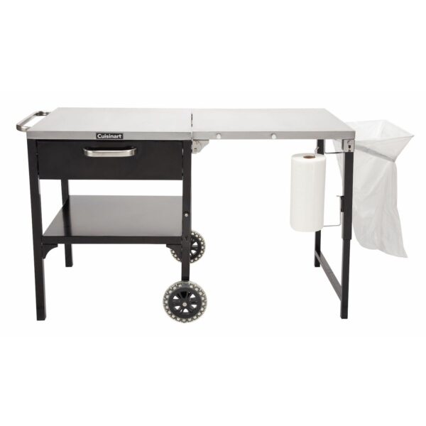 Cuisinart Outdoor Prep N Cook Table and Grill Stand