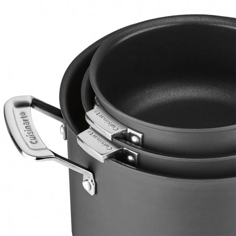 Cuisinart Smartnest Hard Anodized Smartnest Hard Anodized 11-pc Set, Aluminum - Image 3