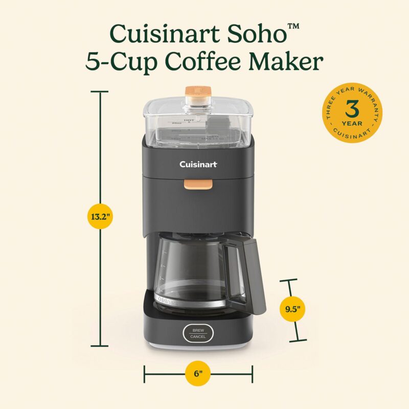 Cuisinart Soho 5-Cup Coffeemaker - Image 7