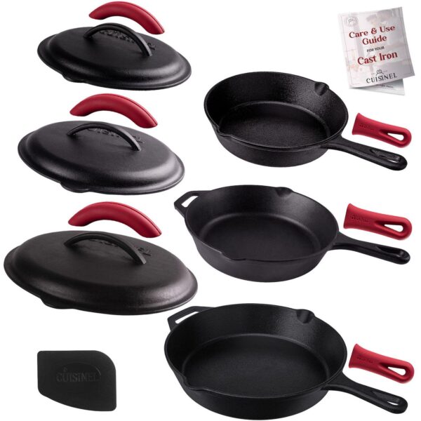 Cuisinel Cast Iron Skillet Set