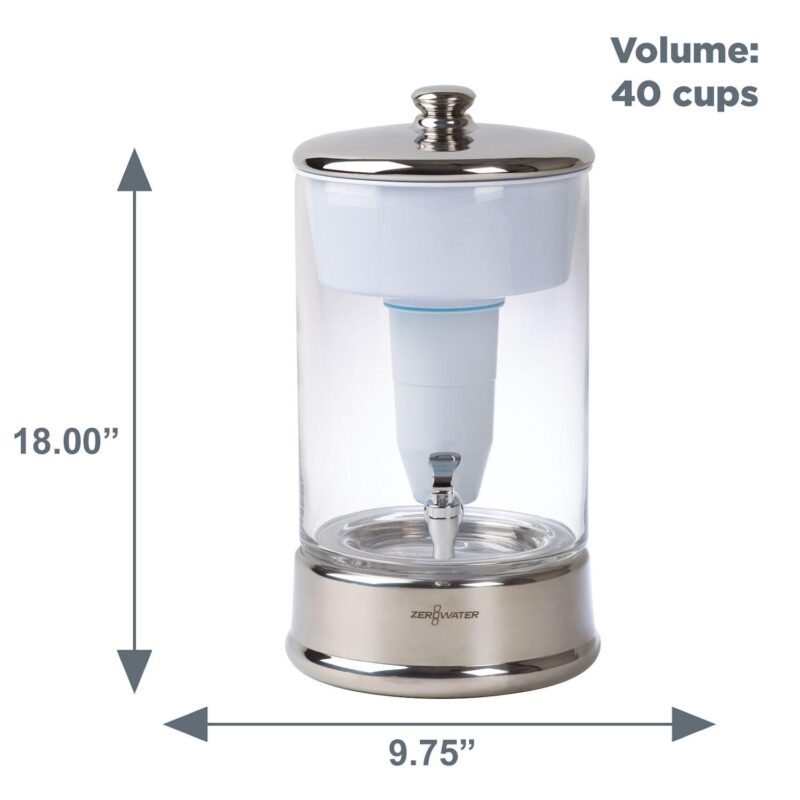 Culligan ZeroWater 40-Cup Ready-Pour Glass 5-stage Water Filtration Dispenser - Image 2