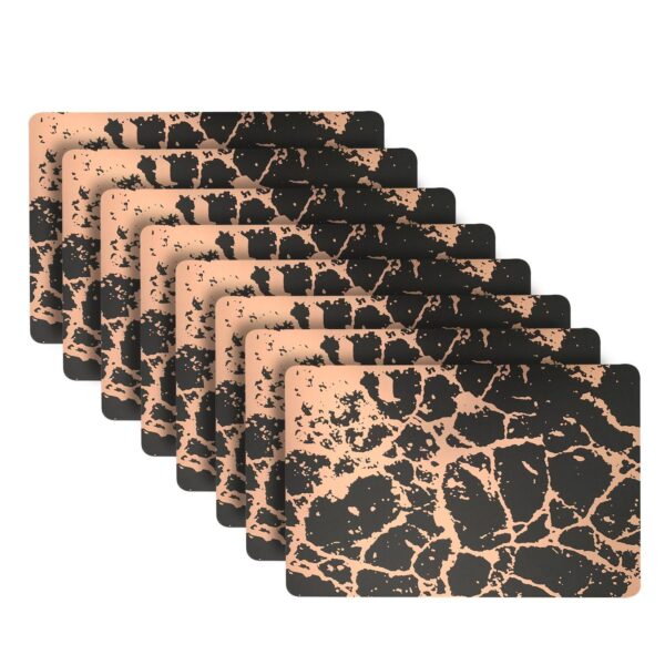 Dainty Home Marble Cork 12  x 18  Placemats Set Of 8