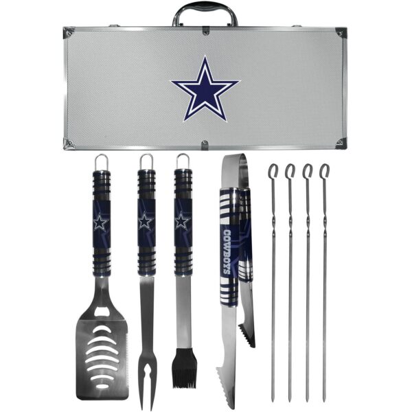 Dallas Cowboys Tailgater 8-Piece BBQ Grill Set