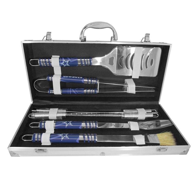 Dallas Cowboys Tailgater 8-Piece BBQ Grill Set - Image 3