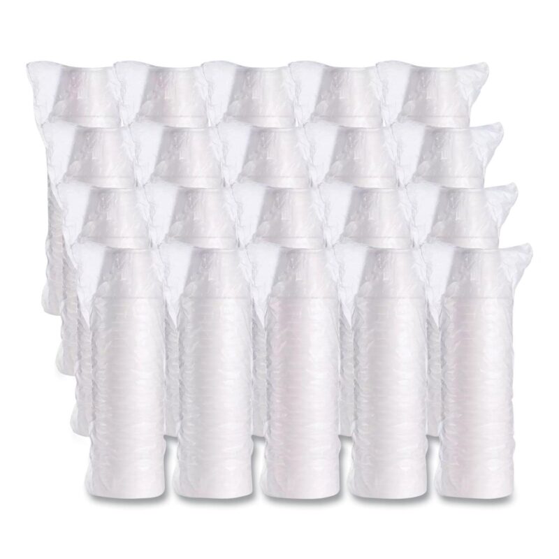 Dart Food Containers, 12 oz, White, Foam, 25/Bag, 20 Bags/Carton - Image 8