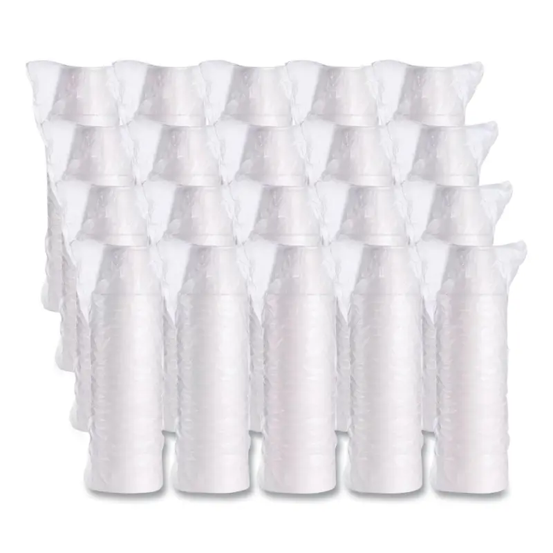 Dart Food Containers, 12 oz, White, Foam, 25/Bag, 20 Bags/Carton - Image 8