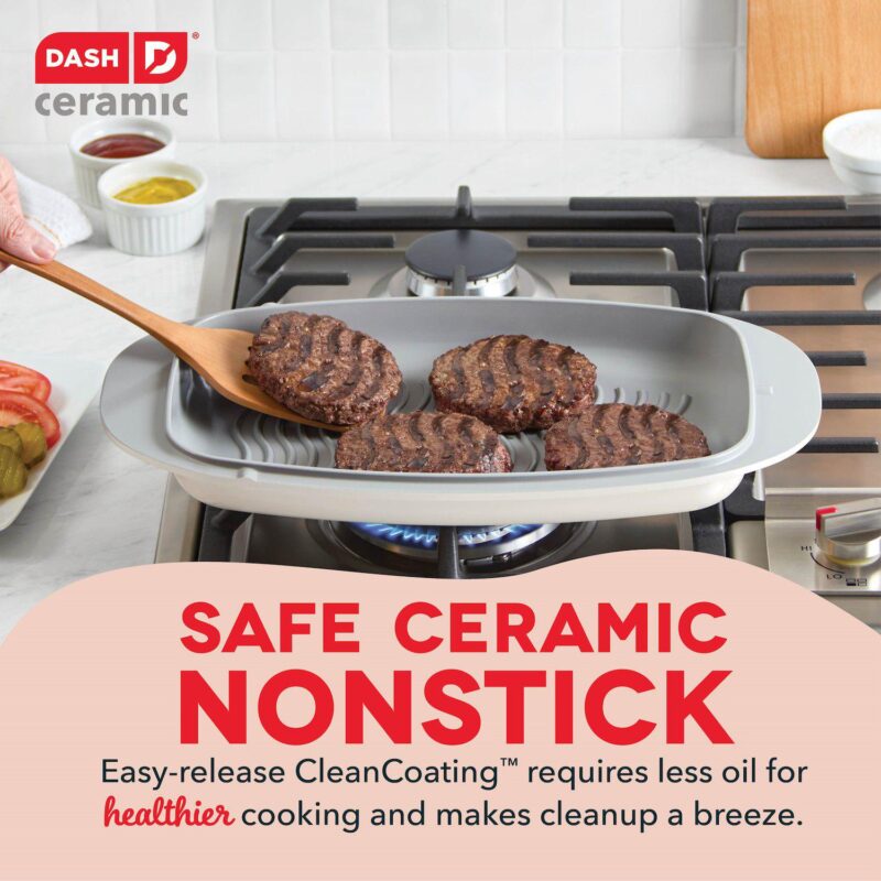 Dash SmartStore Ceramic 7-in-1 Multipurpose Cookware and Steamer 5-piece Set - Image 4