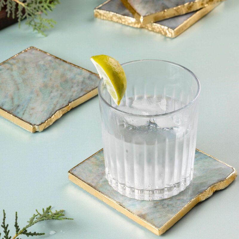 Dazzle Aventurine Coasters, Set of 4 - Image 2