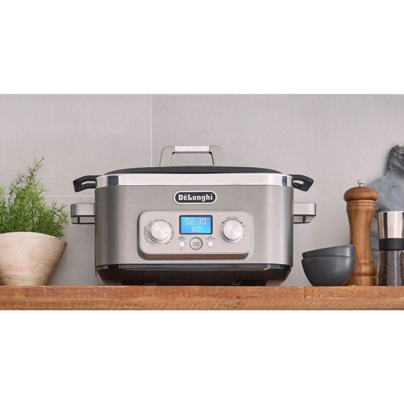 De'Longhi Livenza Stainless Steel Multi Cooker - Image 5