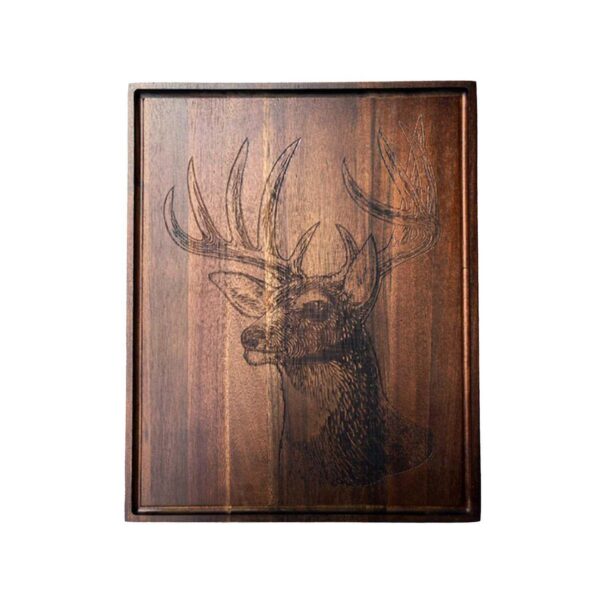 Deer Hunting Wood Board - 14  X 18