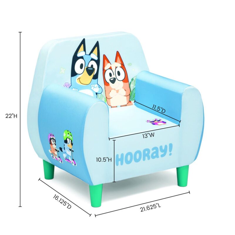 Delta Children Bluey Foam Chair - Image 3