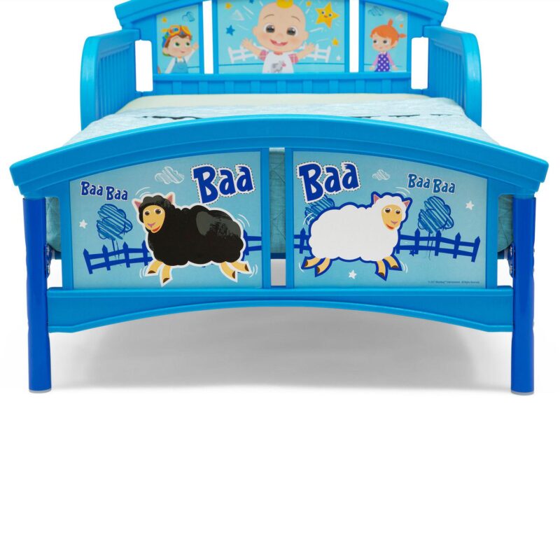 Delta Children CoComelon Plastic Toddler Bed - Image 4