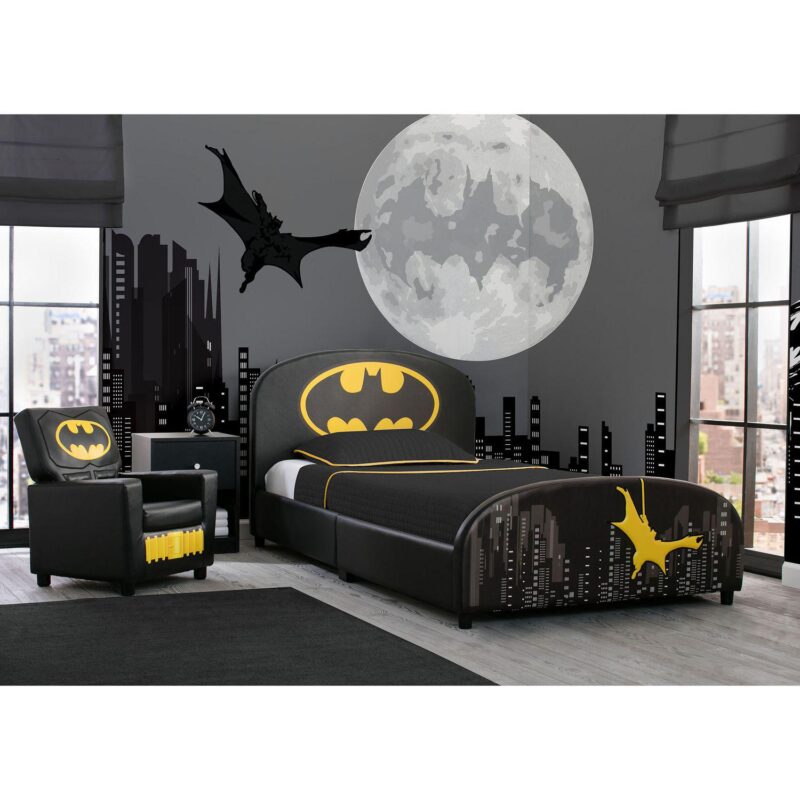 Delta Children DC Comics Batman Upholstered Twin Bed - Image 2