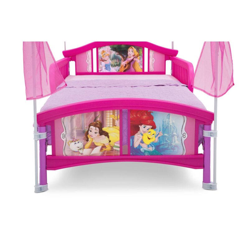 Delta Children Disney Princess Toddler Canopy Bed - Image 6