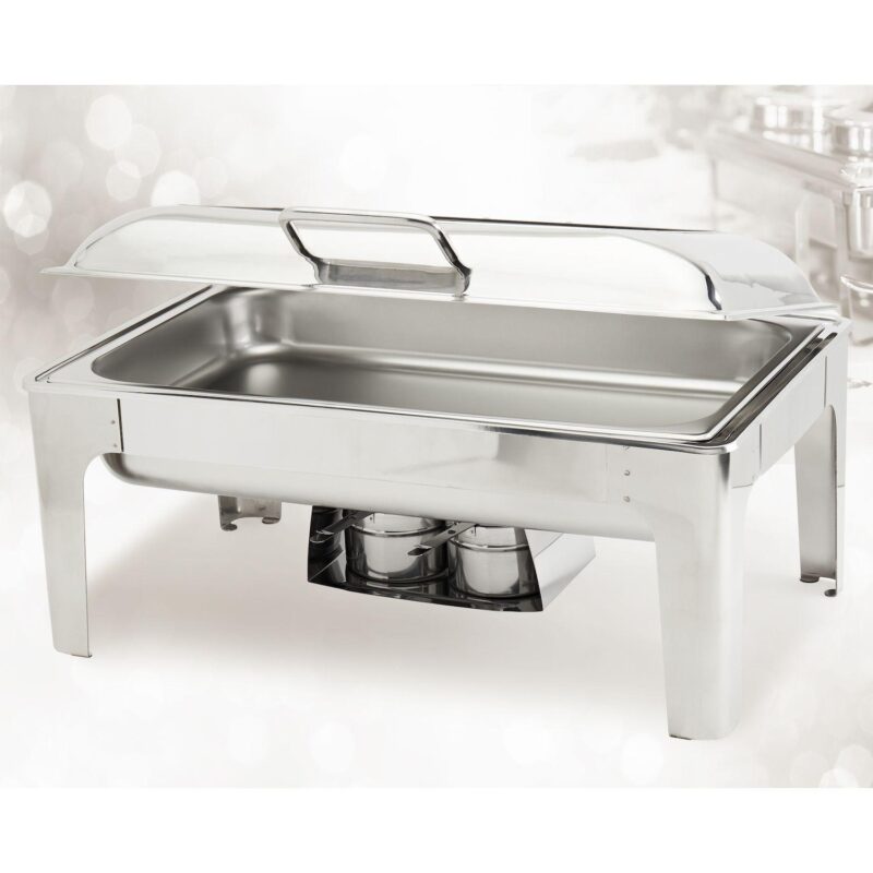 Denmark Celebrations By Denmark 9.5-qt. Stainless Steel Rectangular Chafing Dish - Image 2