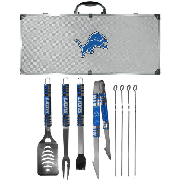 Detroit Lions Tailgater 8-Piece BBQ Grill Set