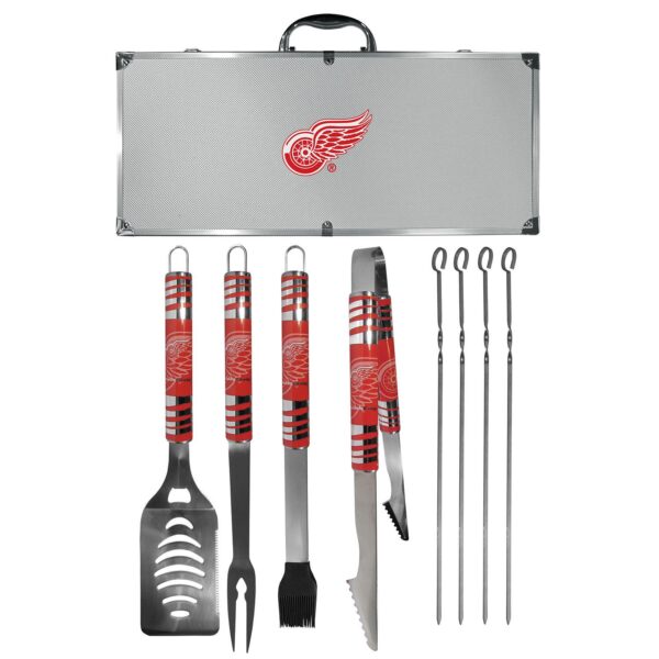 Detroit Red Wings Tailgater 8-Piece BBQ Grill Set