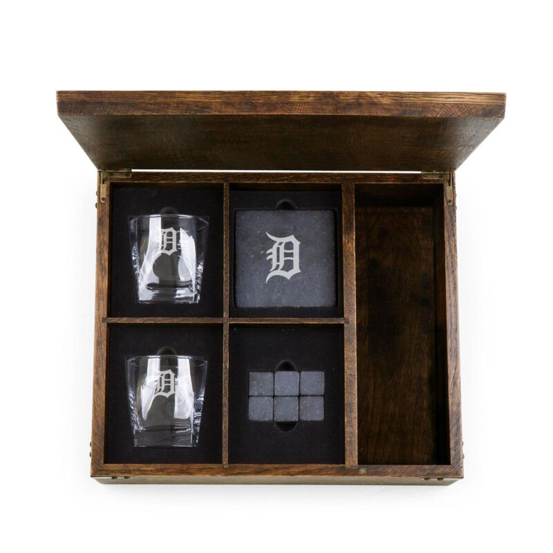 Detroit Tigers Whiskey Box Gift Set - Image 2