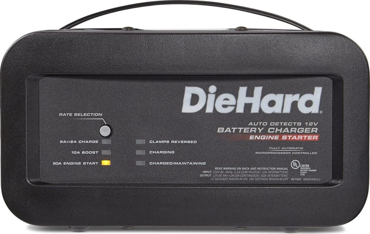 DieHard 12V 6A Automatic Battery Charger with 10A Boost and 50A Jump-Starting Capabilities - Image 3